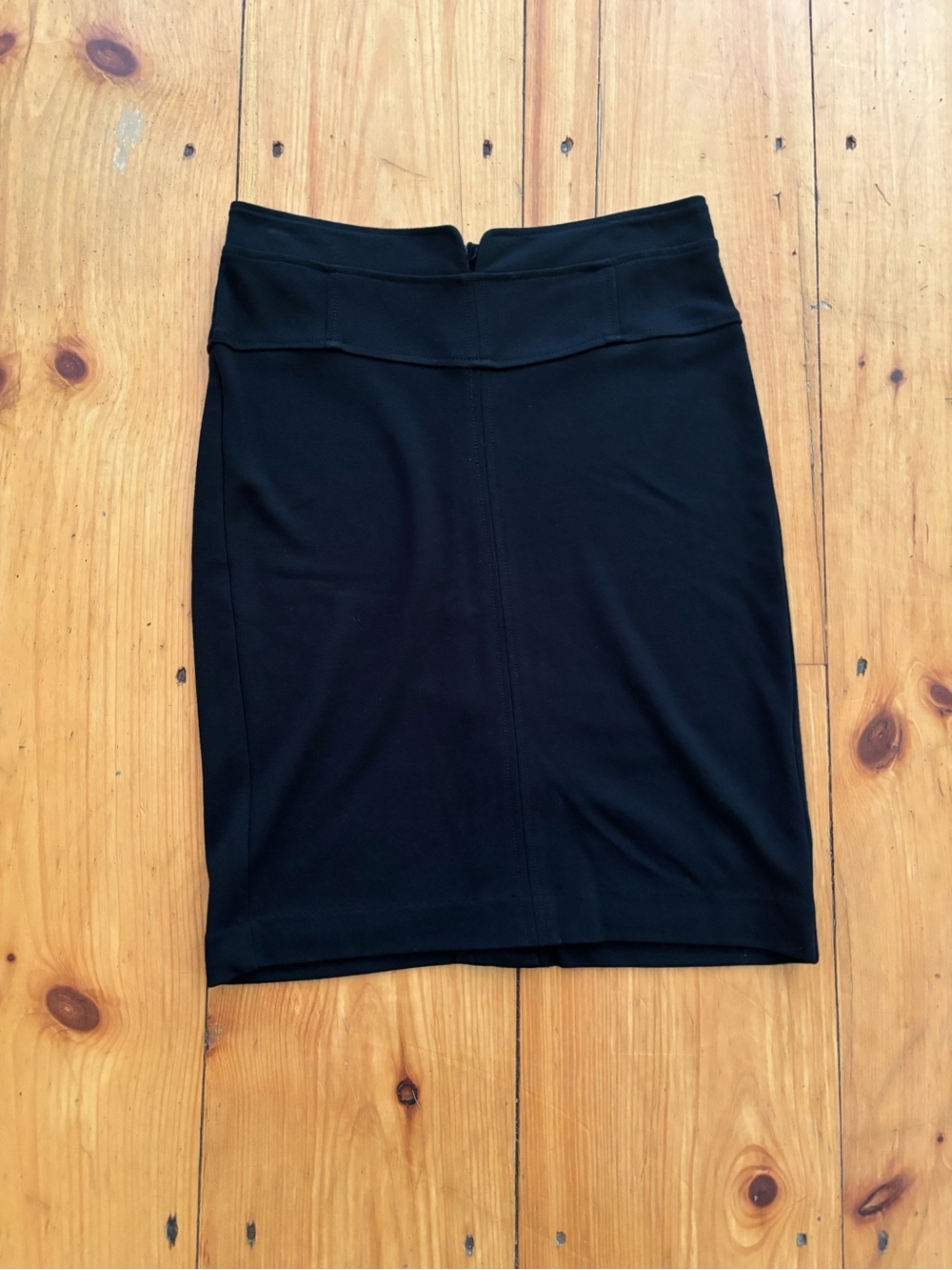 Kensie Black Pencil Skirt Size 6 Stretchy Classic Workwear